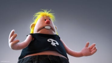 Chubby boy puppet