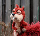 Big squirrel custom puppet