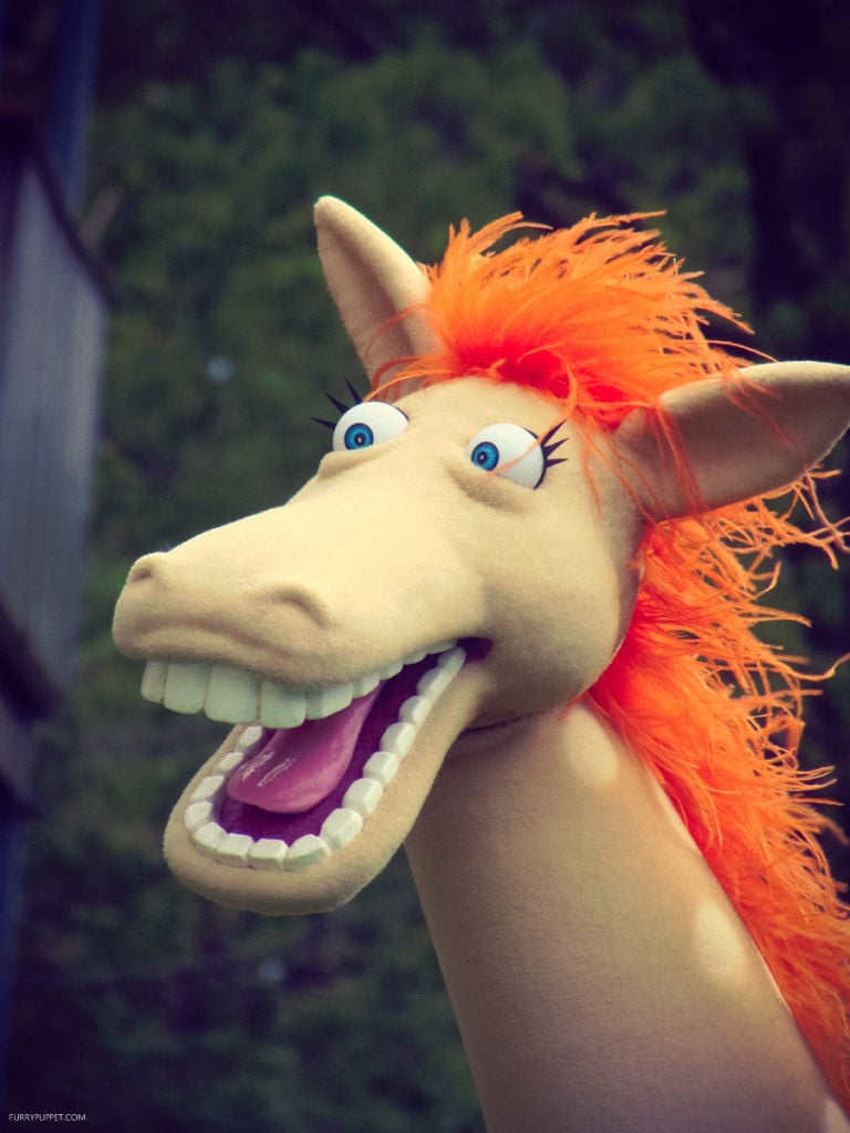 Ginger Horse puppet