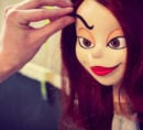 Puppet girl sculpture