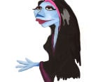 goth girl puppet design