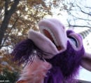 Purple Unicorn Puppet